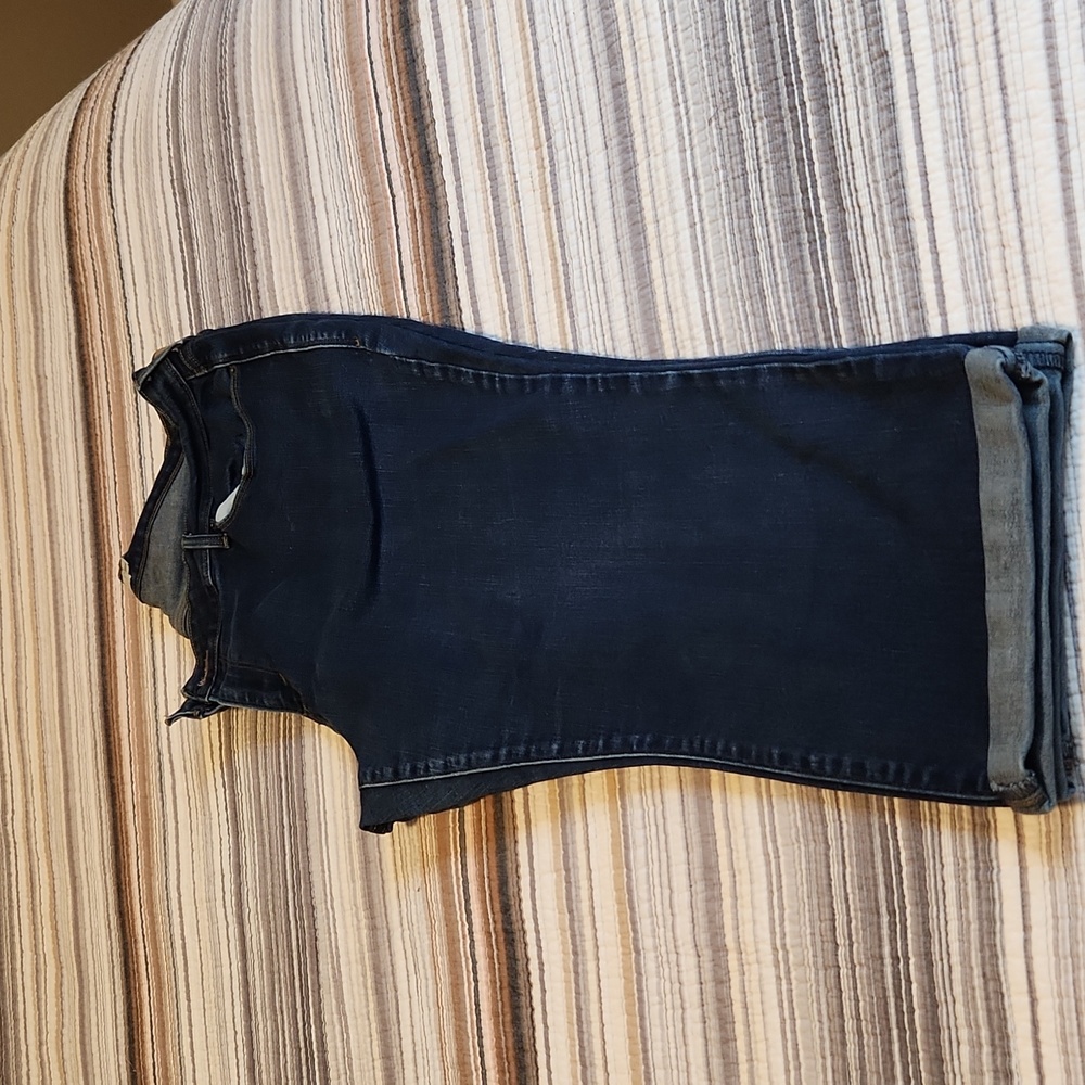 Levi's Dark Blue Capri Jeans 20W Plus - Picture 6 of 6